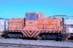 Arcata & Mad River GE 44t #104 stored in NWP yard.
